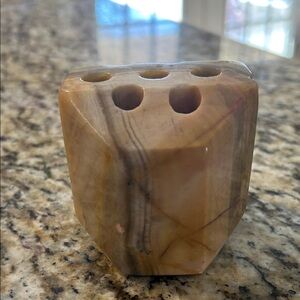 Marble Stone Pen & Pencil Holder